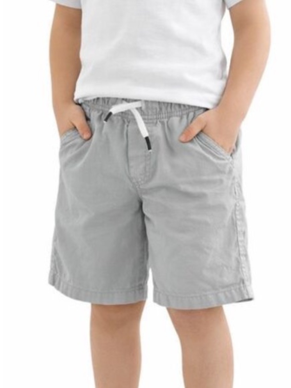 NWT Cat & Jack Gray Elastic-Waist Pull-On Shorts | Size M-8